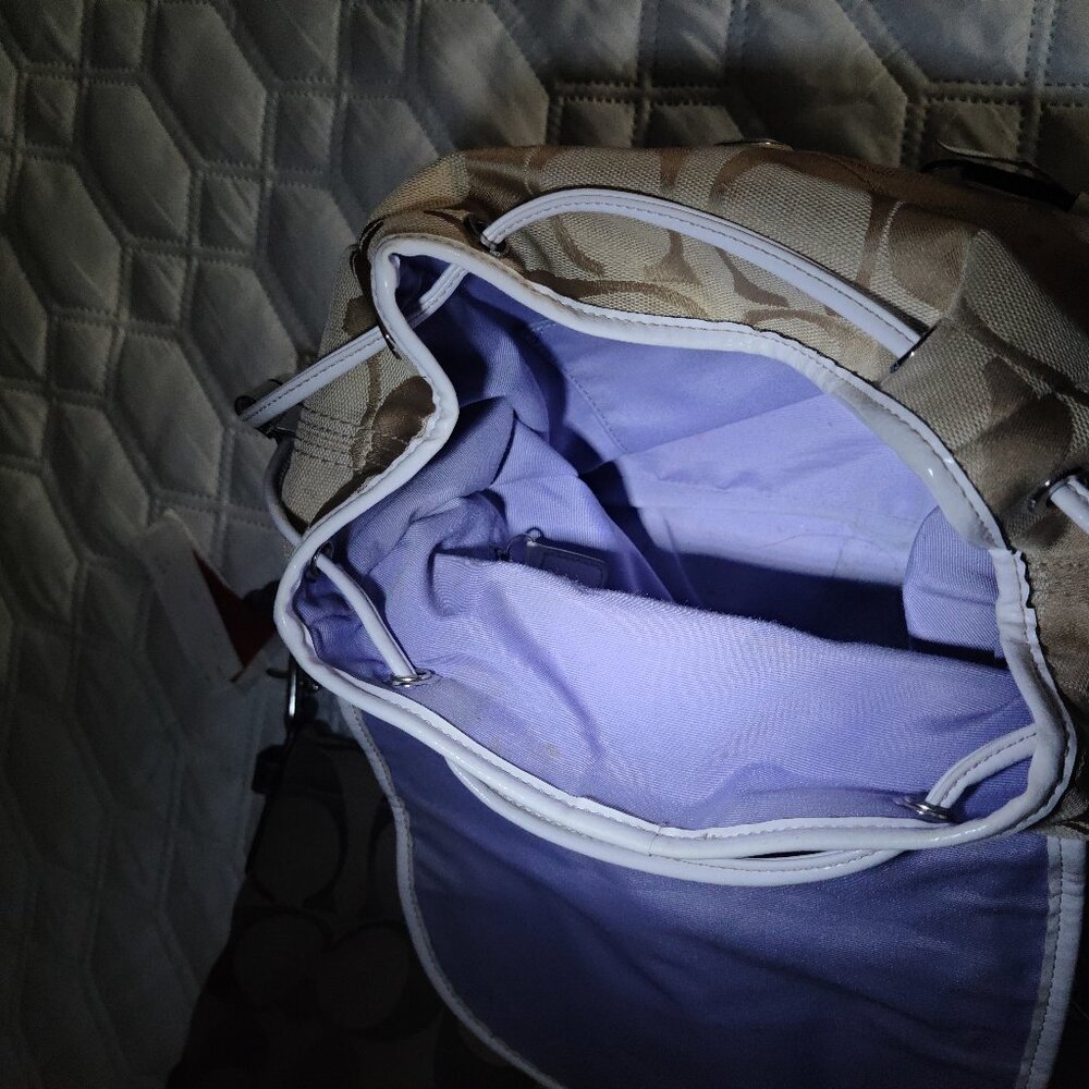 Coach Signature Backpack - Picture 6 of 7